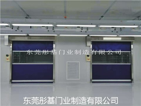 High speed rolling shutter door